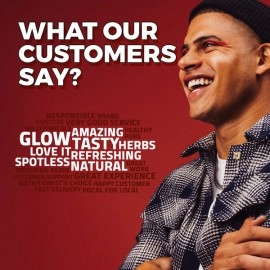 Auric Natural Glowing Skin Radiance Drink with Super Herbs - Pack of 24 Bottles