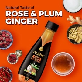 Auric Natural Glowing Skin Radiance Drink with Super Herbs - Pack of 12 Bottles