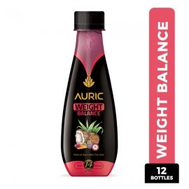 Auric Weight Balance Juice - with Super Ayurvedic Herbs 250ml Pack of 12 Bottles