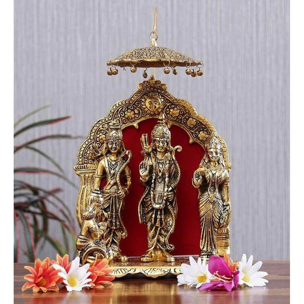 13 Ram Darbar In Brass, Handmade, Made In India