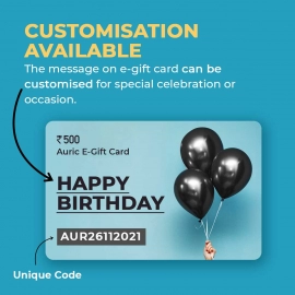 Auric | E-Gift Card For Your Loved Ones With Free Hot Chocolate For You