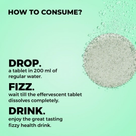 Auric Get Slim Effervescent | 60 Tablets Power of Green Coffee, Green Tea, Grape Seed & Garcinia Cambogia | Weight Loss partner for Men & Women