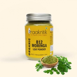 Praakritik Organic Moringa Powder | Improving Digestive Health | 100gm (Pack Of 2)