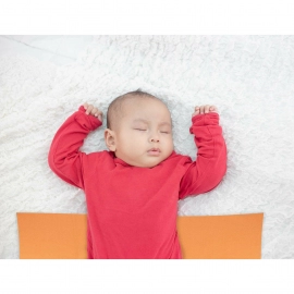 Sleepcosee | Quick Baby Dry Sheet Medium |Orange