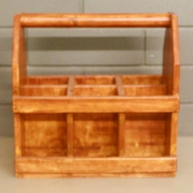 Barish Handcrafted Decor Beer Carry Crate | Firewood