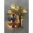 Metal Frame Lord Krishna Playing Flute Under Tree | LED Lights