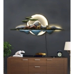 Metal Wall Decor Scenery With LED Lights | For Home Decor, Wall Decor