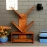 Barish Handcrafted Decor Book Stand | Firewood