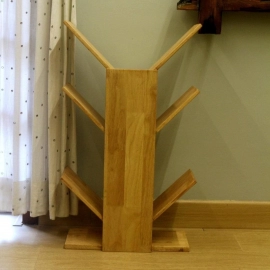 Barish Handcrafted Decor Book Stand | Rubberwood