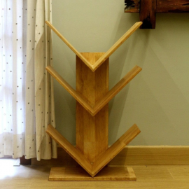 Barish Handcrafted Decor Book Stand | Rubberwood