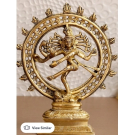 Brass Lord Shiva Natraj Statue | 12 Inches