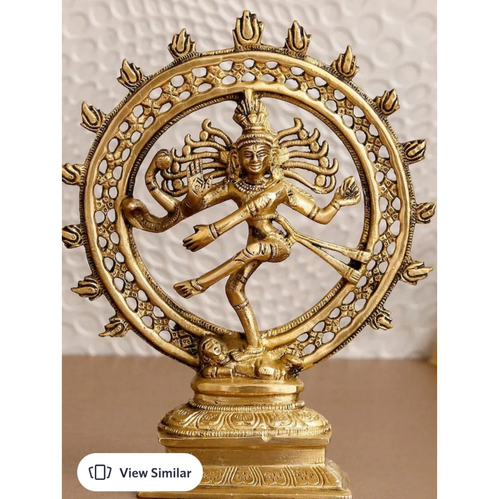 Brass Lord Shiva Natraj Statue | 12 Inches