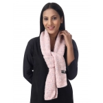 Happy Cultures Charming Pastel Pink Crocheted Scarf | Handmade