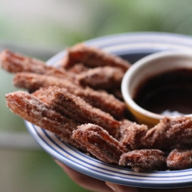 Plattered Churros Mix With Cinnamon Sugar | Eggless | Instant Mix | Pack of 2