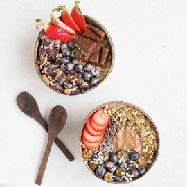 Auric | Organic Coconut Bowls & Spoons | Gift Set