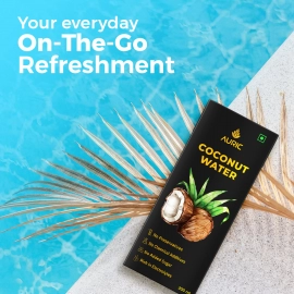 Auric | Raw Tender Coconut Water For Active Lifestyle | 200ml | Pack of 27