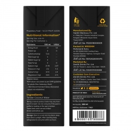 Auric | Raw Tender Coconut Water For Active Lifestyle | 200ml | Pack of 27