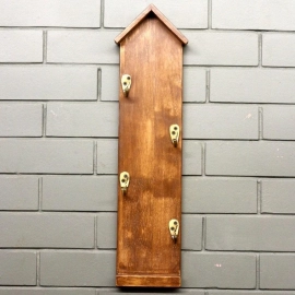 Barish Handcrafted Decor Coffee Mug Holder For Home Decor | Walnut