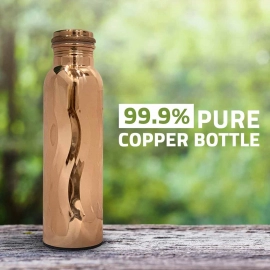 Auric | Copper Bottle Combo With Sampler Box | Copper Bottle And 9 Auric Drinks