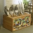Barish Handcrafted Decor Cutlery Holder | Glass Mosaic | Multicolor