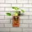 Barish Handcrafted Decor Wall Mounted Planter | Single Jar | Firewood