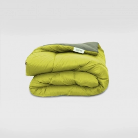 Sleepcosee | Reversible Solid Color Comforters-Double | Yellowish Green