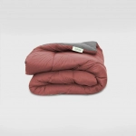 Sleepcosee | Reversible Solid Color Comforters-Double | Brown