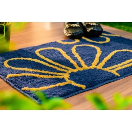 Sleepcosee | COSEE Door Mat Basic | Flower Canvas | Blue