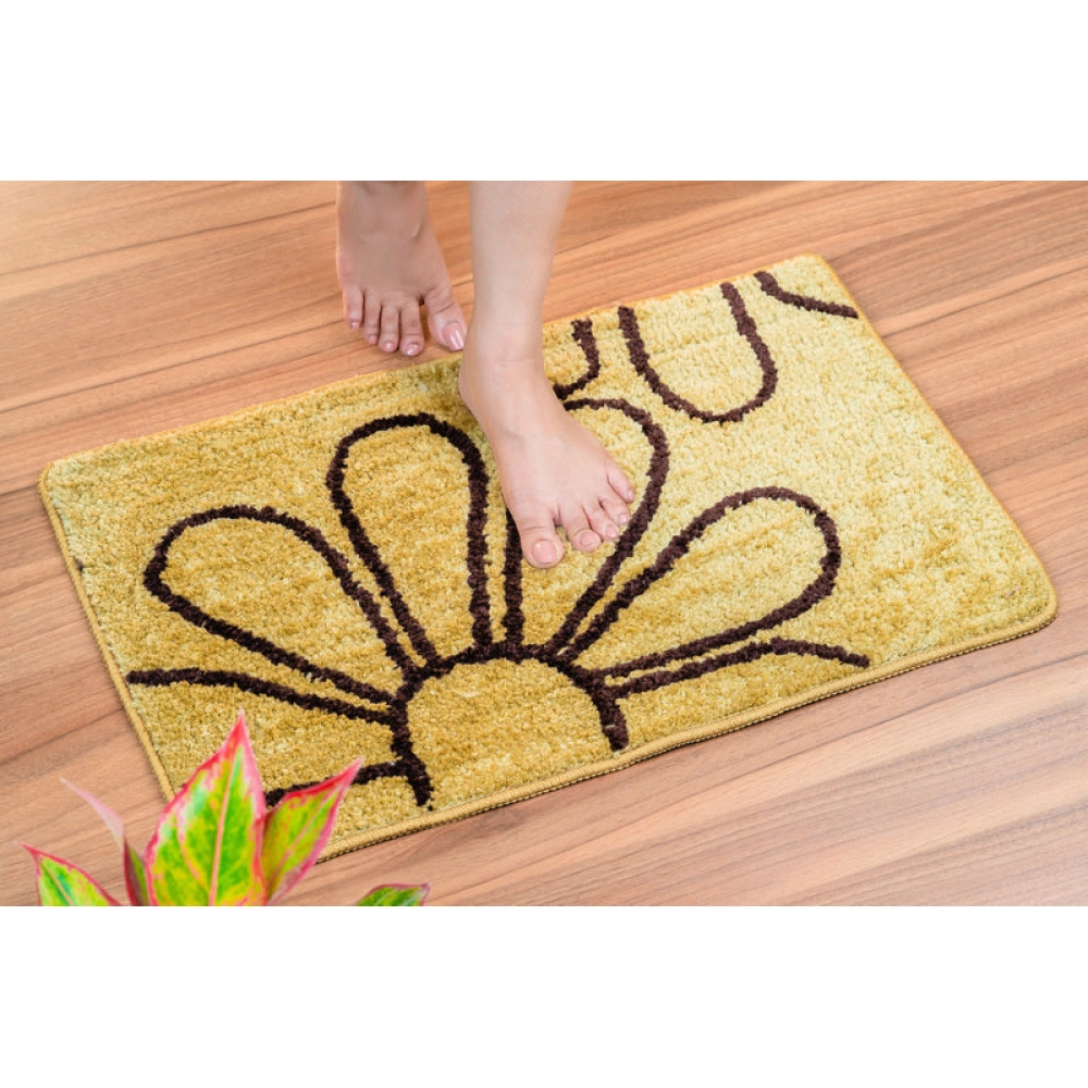 Sleepcosee | COSEE Door Mat Basic | Flower Canvas | Yellow