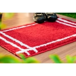 Sleepcosee | COSEE Door Mat Basic | Micro Border | Red