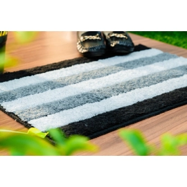 Sleepcosee | COSEE Door Mat Basic | Stripes | Black-White