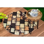 Sleepcosee | COSEE Door Mat Designer Round | Dark Brown