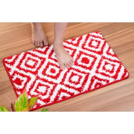 Sleepcosee | COSEE Door Mat Diamond | White-Red