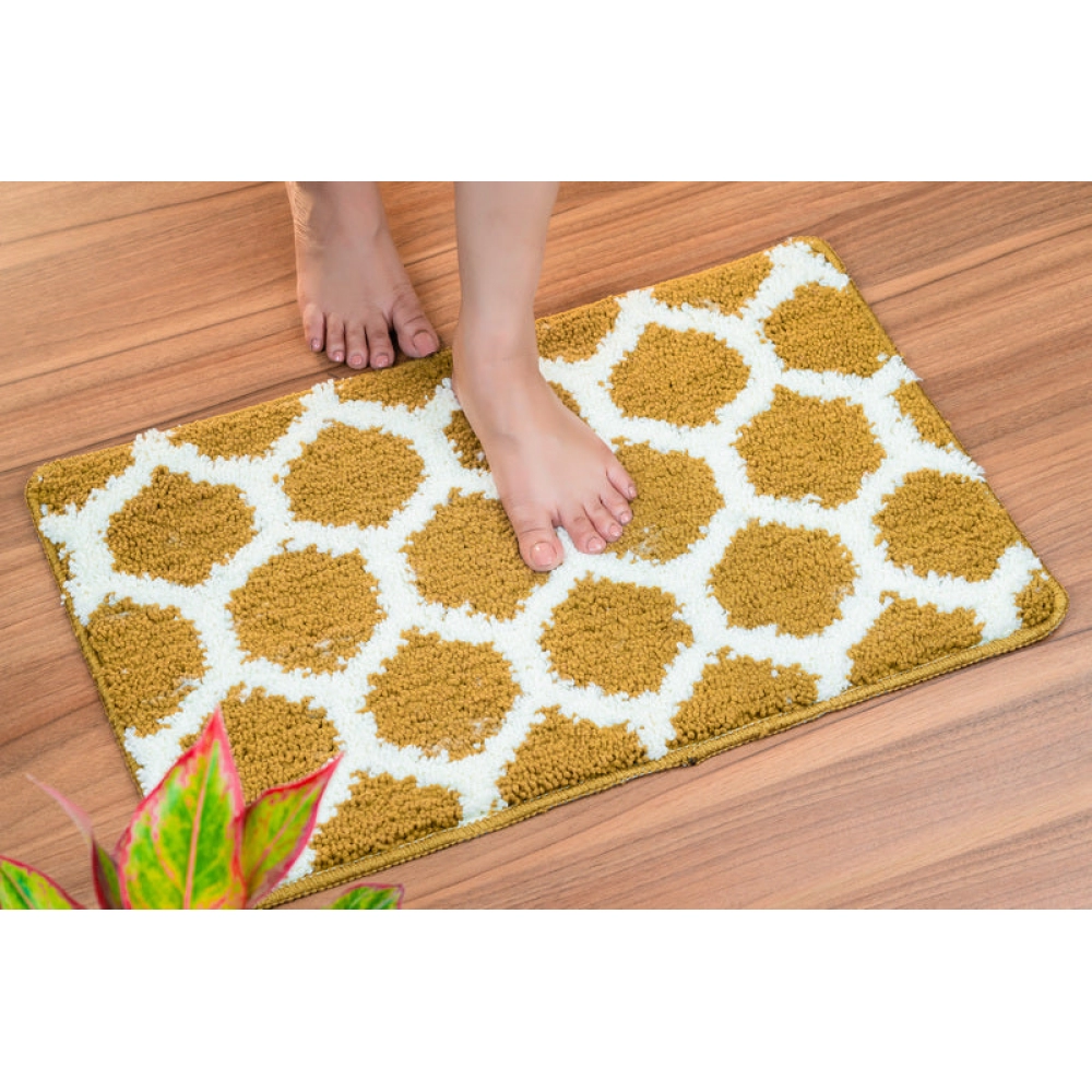 Sleepcosee | COSEE Door Mat Diamond | Yellow-White