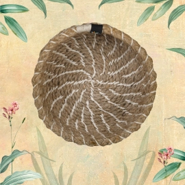 Happy Cultures | Pearl Cotton Jute Basket | Handcrafted