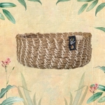 Happy Cultures | Pearl Cotton Jute Basket | Handcrafted