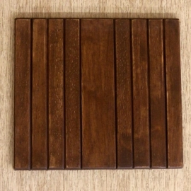 Barish Handcrafted Decor Couch Caddy | Flexible | Walnut