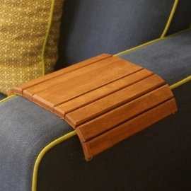 Barish Handcrafted Decor Couch Caddy | Flexible | Firewood