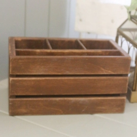 Barish Handcrafted Decor Cutlery Holder | Glass Mosaic | Blue