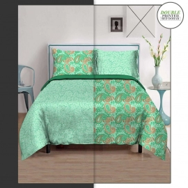 Sleepcosee | Double Soft Cotton Dohar | Turquoise Green