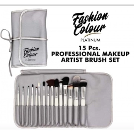 Fashion Colour |15 Pieces Professional Makeup Artist Brush 