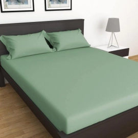 Sleepcosee | Fitted Bed Sheet | King Size | Green