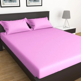 Sleepcosee | Fitted Bed Sheet | King Size | Pink