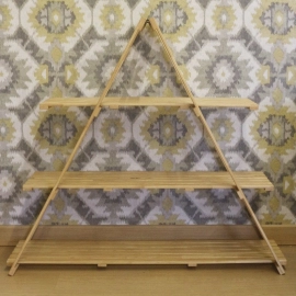 Barish Handcrafted Decor Floor Standing Planter | Rubberwood