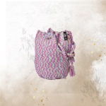 Happy Cultures | Fluoro Multi Colour Tassel Potli Bag | Handcrafted