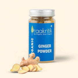 Praakritik Organic Ginger Powder | 100gm ( Pack Of 3 )