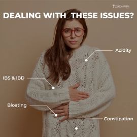 Zeroharm | Gut Army Probiotics For Constipation & IBS Veg Capsules | 2 Pack