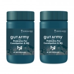 Zeroharm | Gut Army Probiotics For Constipation & IBS Veg Capsules | 2 Pack