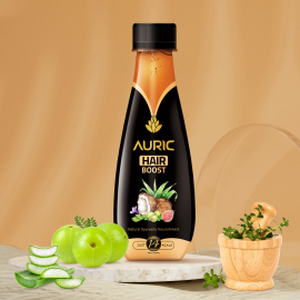 Auric 24 Bottles of Auric Hair Care Drink liquid| Natural Ayurvedic Juice for Hair Fall | Recommended by 100,000 customers, celebrities & dermatologist