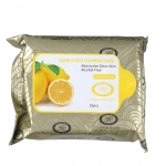Hand & Face Cleaning Wipes | Moisturize Clean Skin And Alcohol Free | 25pcs | Lemon Scent